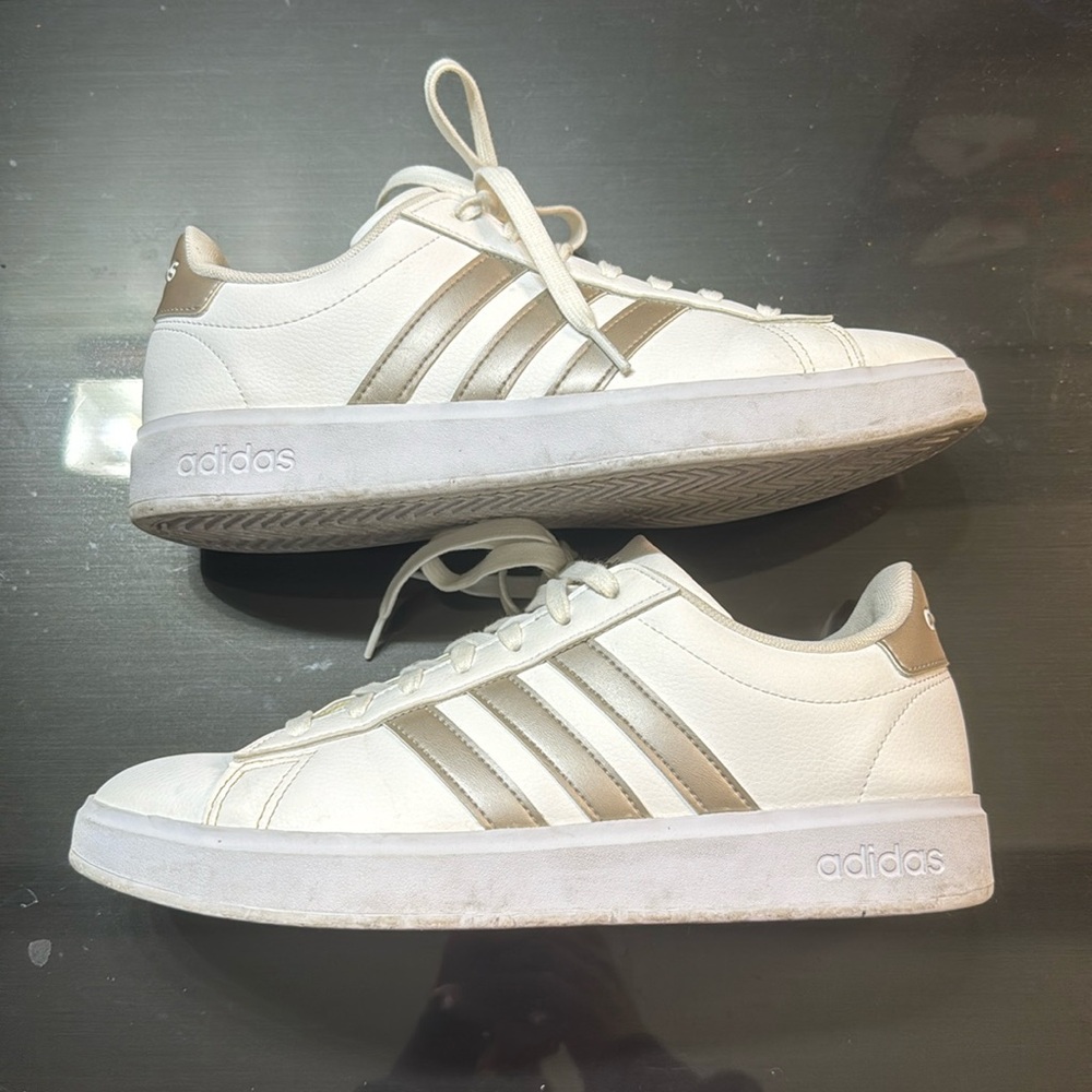 adidas GrandCourt Cloudfoam Comfort ID2949 Footwear White/Alumina/Off White 9.5
